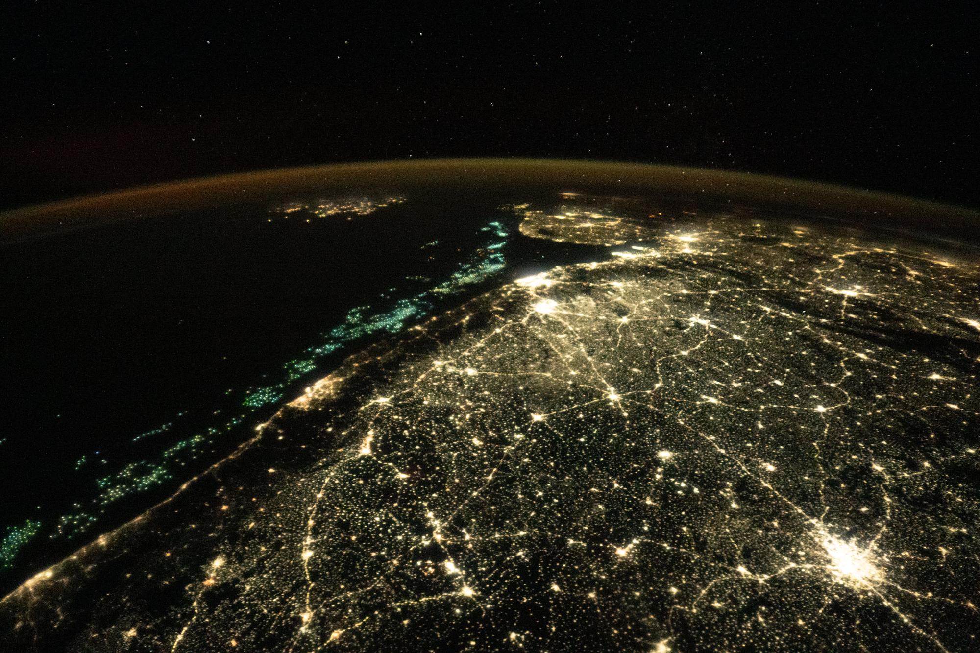 Earth’s Lights: Human Endeavor from Space